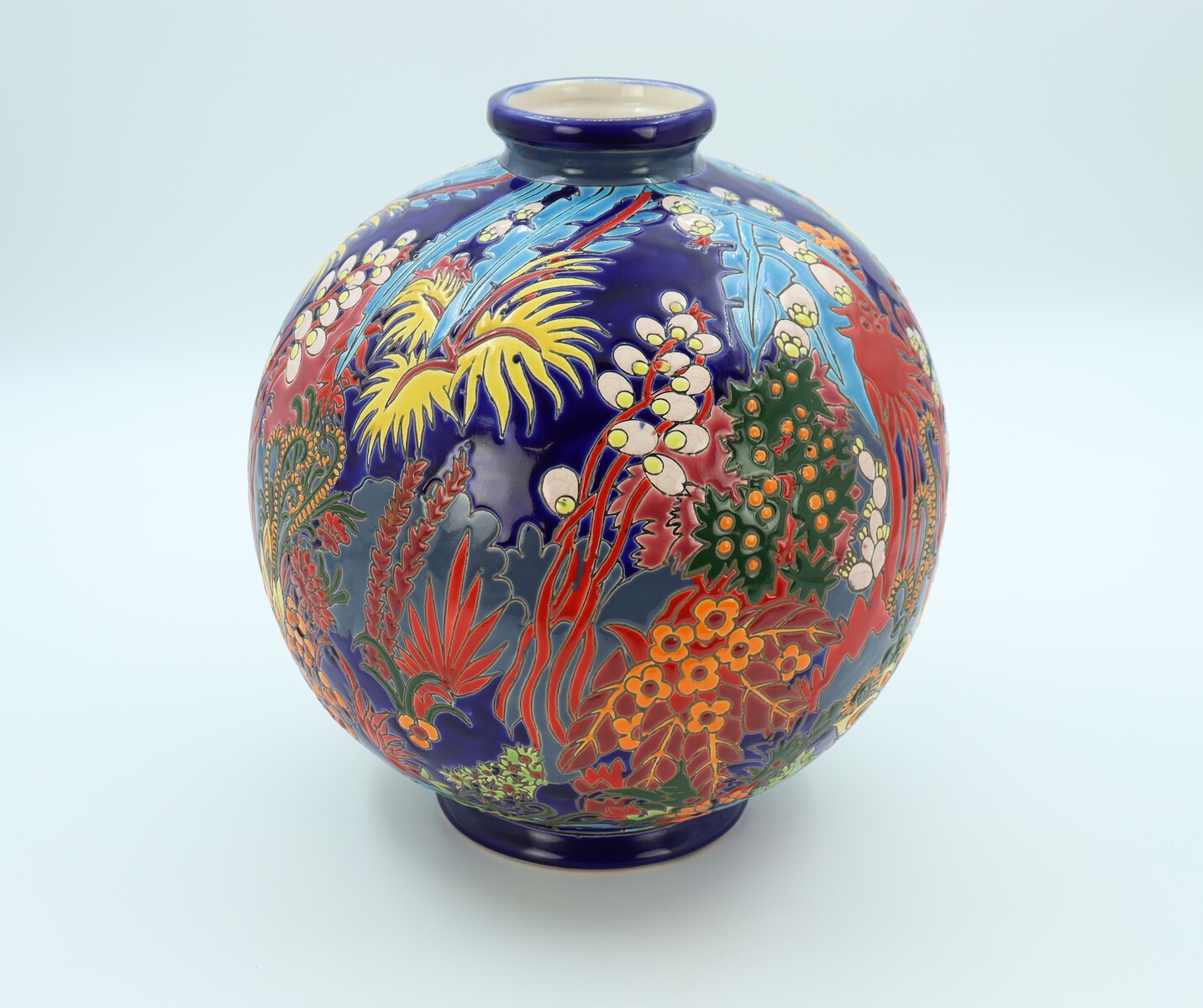 Vase Boch Keramis, modèle Jungle