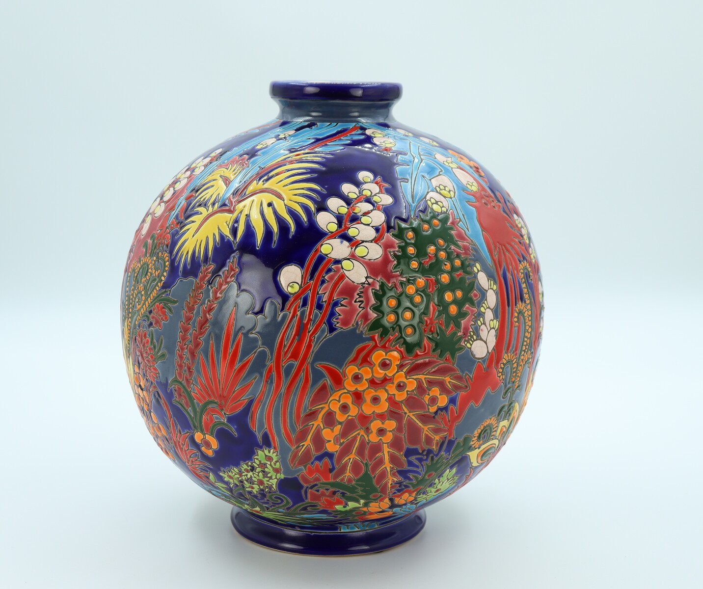 Vase Boch Keramis, modèle Jungle