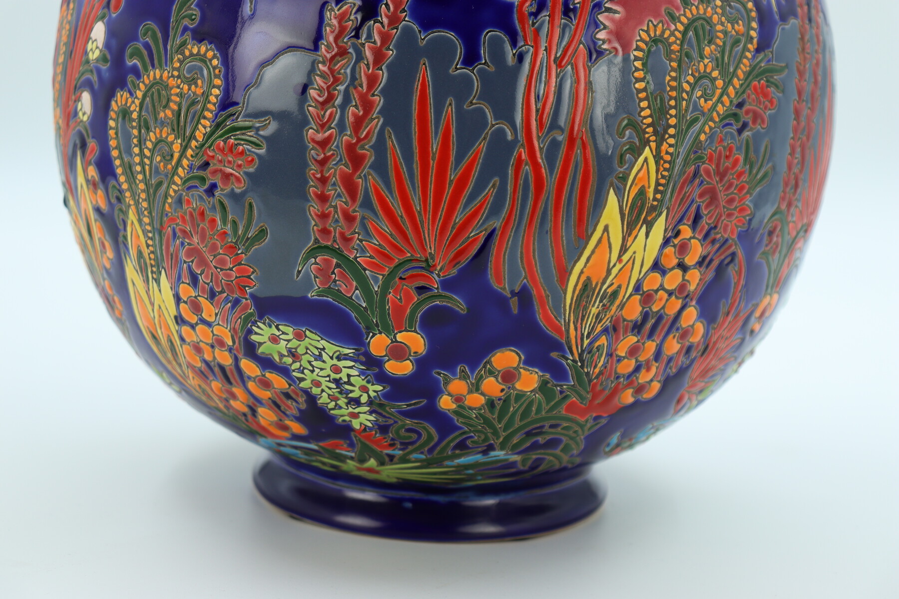 Vase Boch Keramis, modèle Jungle