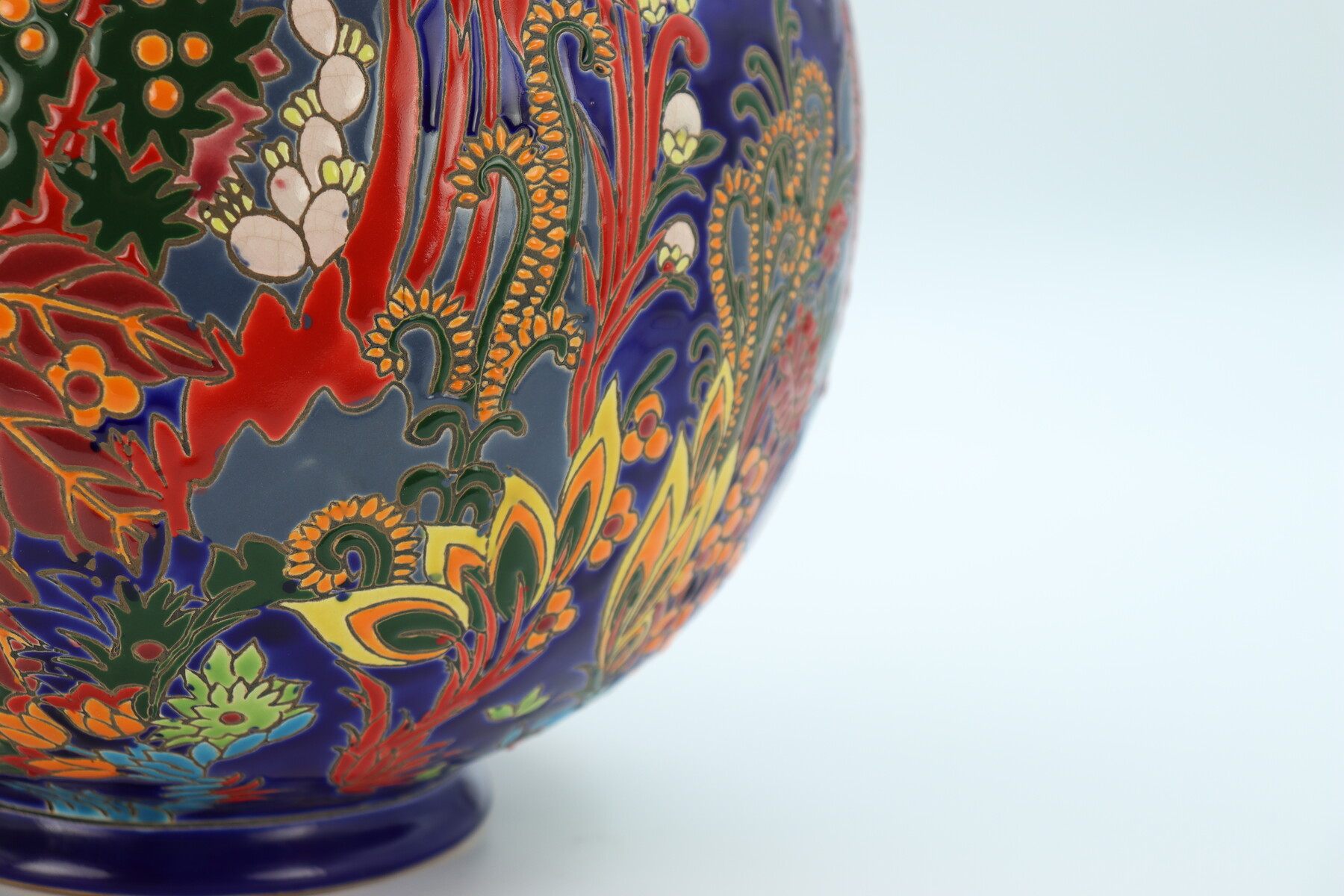 Vase Boch Keramis, modèle Jungle