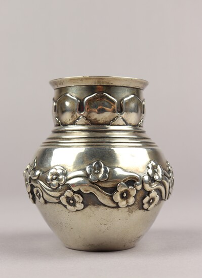 Silver Vase Attributed To Thorvald Bindesboll