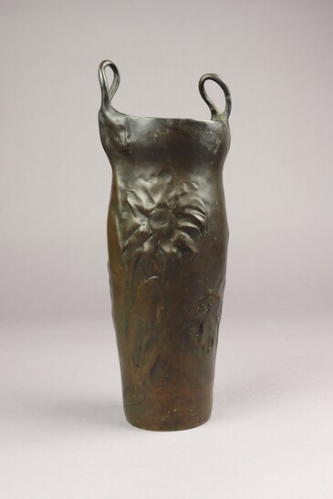Bronze vase by Charles Vital-Cornu