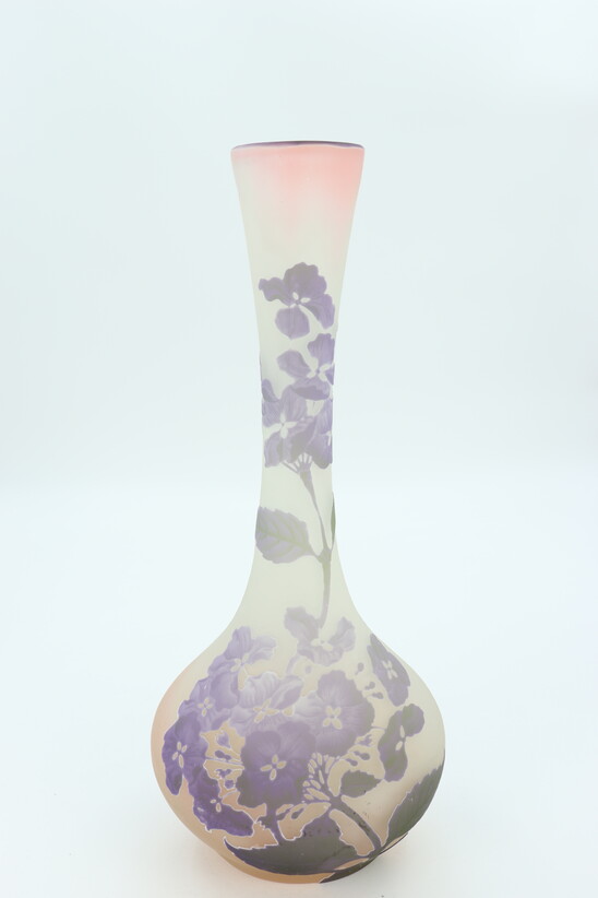 Gallé Hydrangea Vase