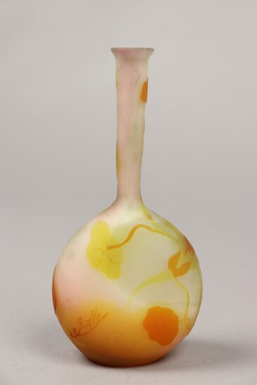 Gallé soliflore vase