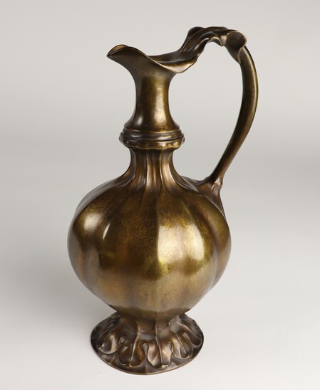 Bronze jug by Jean Baffier