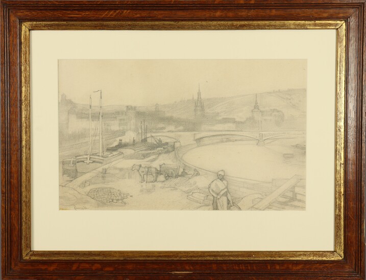 View of Liege by Armand Rassenfosse